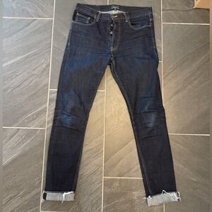 Lone Flag - Coast Denim - Raw hem selvedge denim